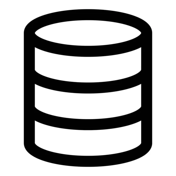 Datenbank Eine Reihe Von Informationen — Stockvektor