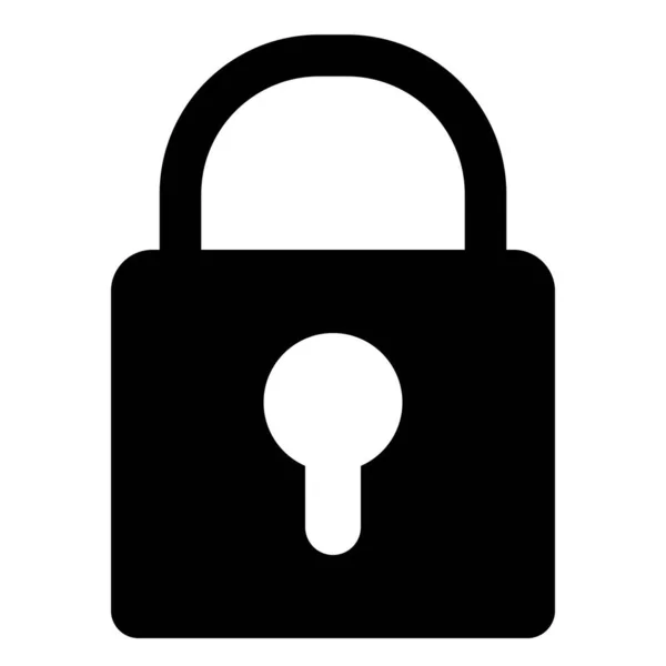 网络锁 旨在加强安全系统 — 图库矢量图片