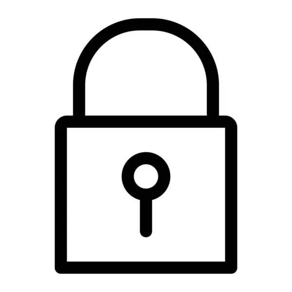 Cyber Lock Progettato Aumentare Sistema Sicurezza — Vettoriale Stock