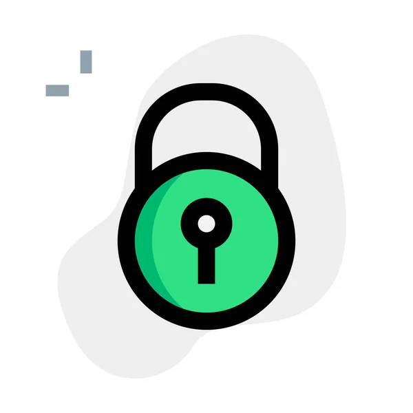 Cadenas Cybersécurité Pour Protection — Image vectorielle