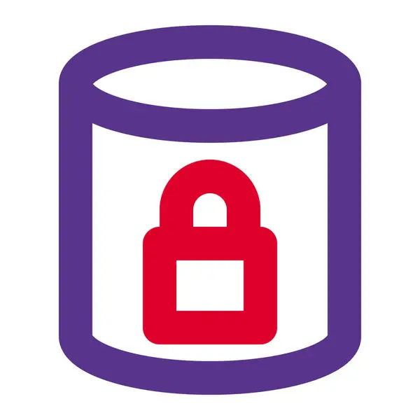 Locking Protocol Gebruikt Database Management — Stockvector