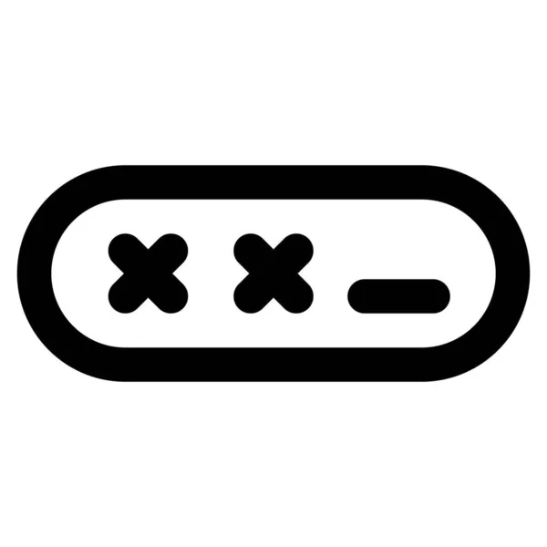 Code Pin Écran Utilisé Pour Sécuriser Les Gadgets — Image vectorielle