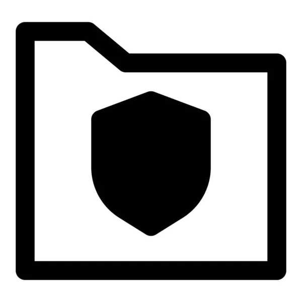 Détails Importants Protégés Dans Dossier Système — Image vectorielle
