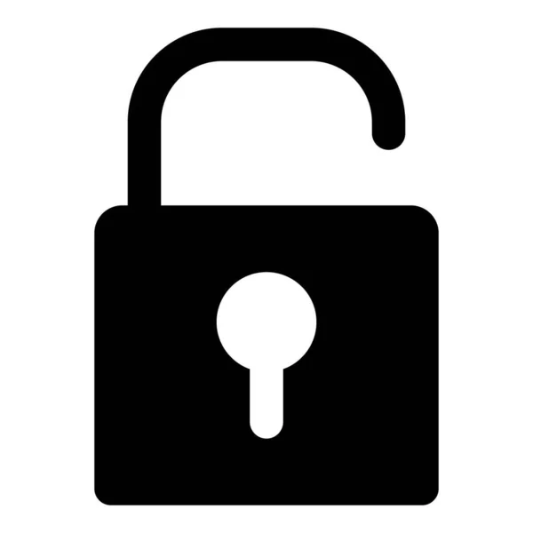 Desbloquear Seguridad Sistema Informático — Archivo Imágenes Vectoriales