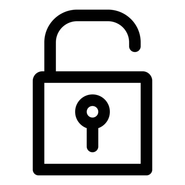 电脑系统解锁保安 — 图库矢量图片