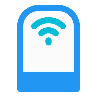 İnternet bağlantısı olan elsiz ses yardım aygıtı.