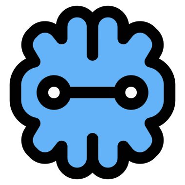 Derin öğrenimi olan yapay zeka makinesi.