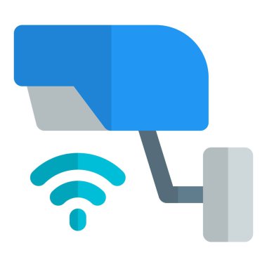 Kablosuz güvenlik kamerasıyla izleniyor..