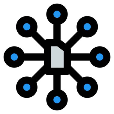 Verileri saklamak için kullanılan mikroçip.