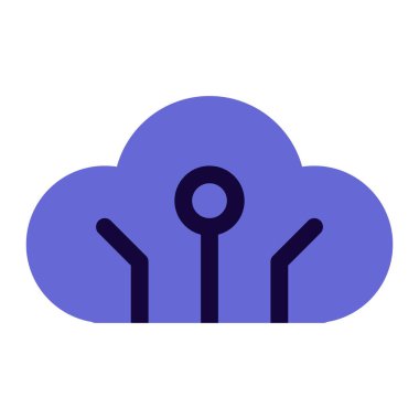 Bulut, sanal veri için bir depolama tesisi.