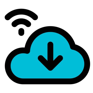 Kablosuz bulut deposundan bilgi indiriliyor .