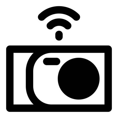 Yüksek çözünürlüklü fotoğraflar için kablosuz dijital kamera.