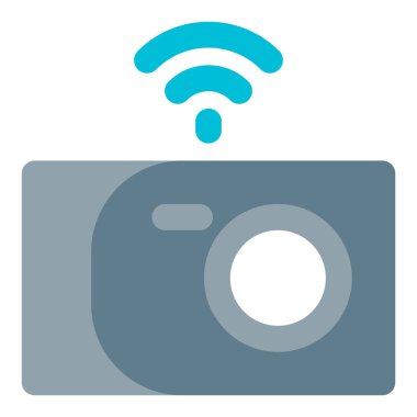 Yüksek çözünürlüklü fotoğraflar için kablosuz dijital kamera.