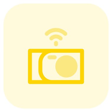 Yüksek çözünürlüklü fotoğraflar için kablosuz dijital kamera.