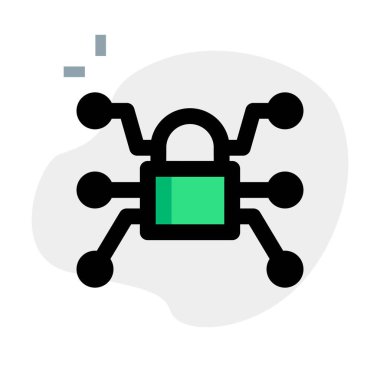 Akıllı fonksiyonları olan gelişmiş elektronik kilit.