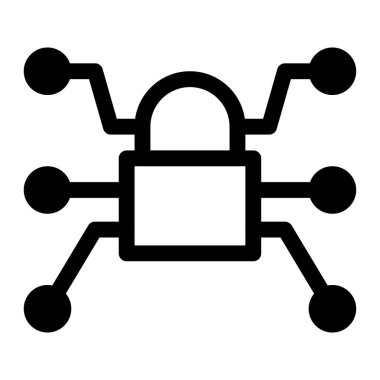Akıllı fonksiyonları olan gelişmiş elektronik kilit.