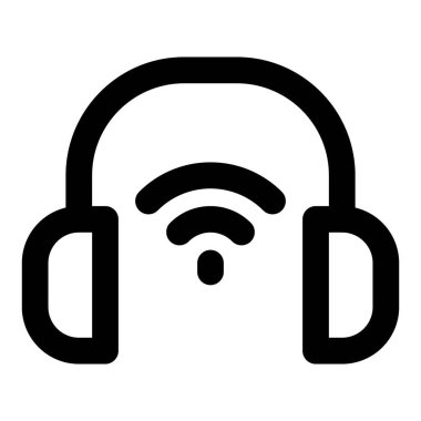 Müzikten zevk almak için bluetooth ile etkinleştirilmiş kulaklık.