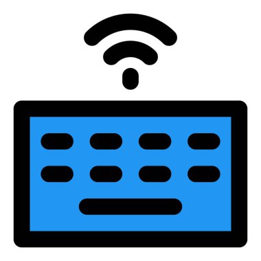 Bluetooth klavye, yazmak için elverişli.