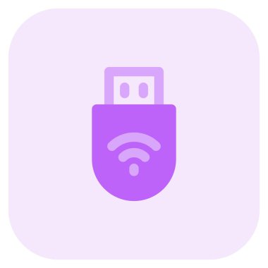 İnternet hizmetine erişim için Wi-fi usb modemi.