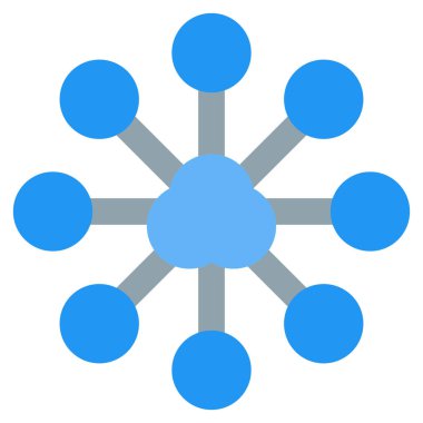 Bir veri merkezine bağlanan ağlar