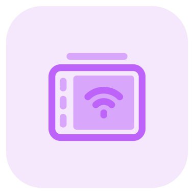 Kablosuz ağda çalışan taşınabilir tablet