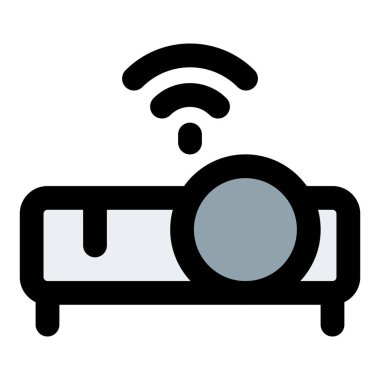 Toplantılarda çalışan projektör