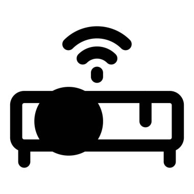 Sunumlar için öğrenciler tarafından kullanılan projektör