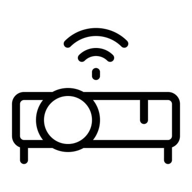 Sunumlar için öğrenciler tarafından kullanılan projektör