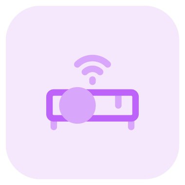 Sunumlar için öğrenciler tarafından kullanılan projektör