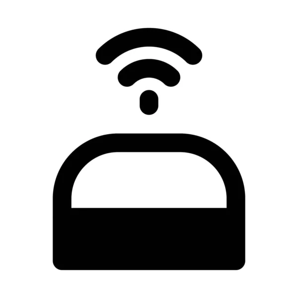 Appareil Portable Reconnaissance Vocale Connecté Internet — Image vectorielle
