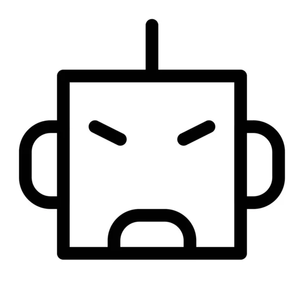Automatizovaná Softwarová Aplikace Nainstalovaná Systému Bot — Stockový vektor