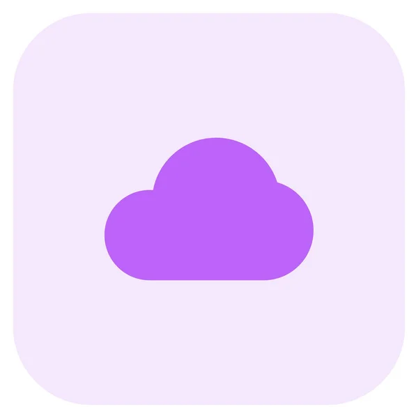 Installation Stockage Cloud Pour Données Virtuelles — Image vectorielle