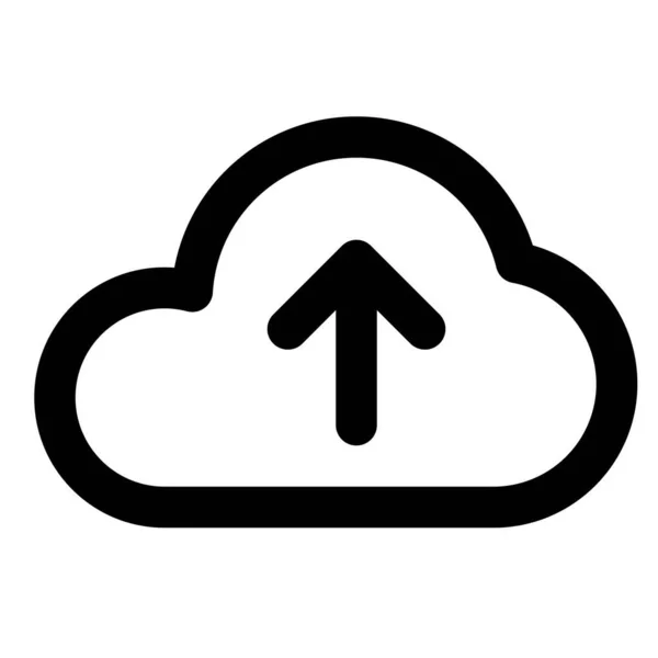 Transmission Données Importantes Partir Stockage Cloud — Image vectorielle
