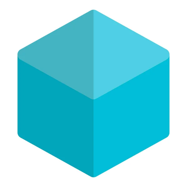 Cyber Cube Utilisé Pour Protéger Contre Les Risques — Image vectorielle