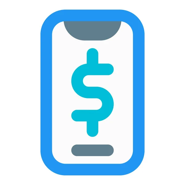 Geld Eine Digitale Oder Online Währung — Stockvektor