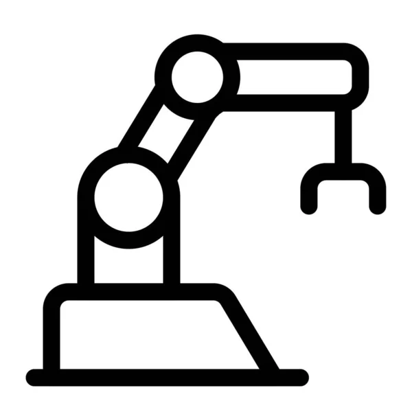 Utilisation Une Machine Autonome Pour Fabrication — Image vectorielle