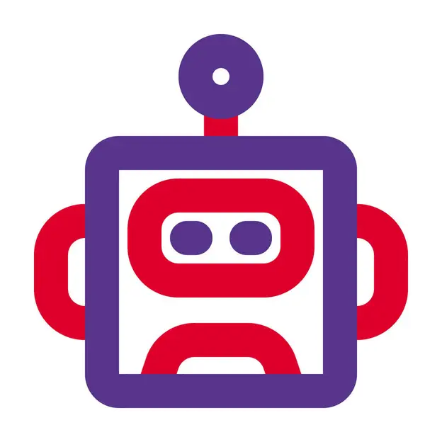 Ρομπότ Σχεδιασμένα Σύστημα Τηλεχειρισμού — Διανυσματικό Αρχείο