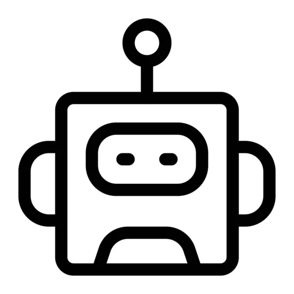 Robot Diseñado Con Sistema Control Remoto — Archivo Imágenes Vectoriales