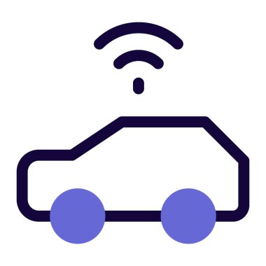 Otonom teknolojiyle geliştirilmiş akıllı araba.