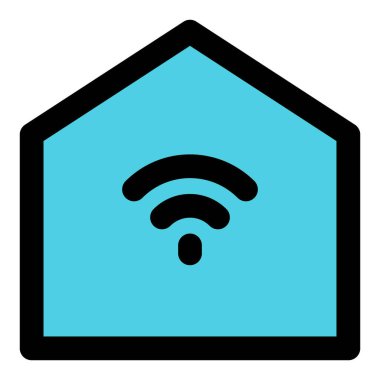 Işıklandırma ve elektronik üzerinde akıllı kontrolü olan ev