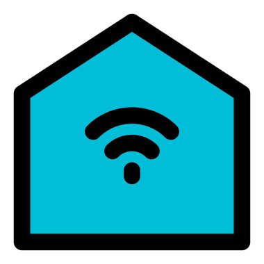 Gelişmiş güvenlik teknolojisi olan akıllı bir ev