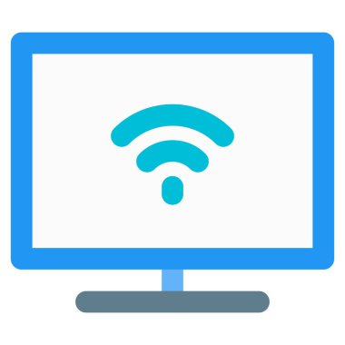 Kablosuz bağlantısı olan oturma odası televizyonu