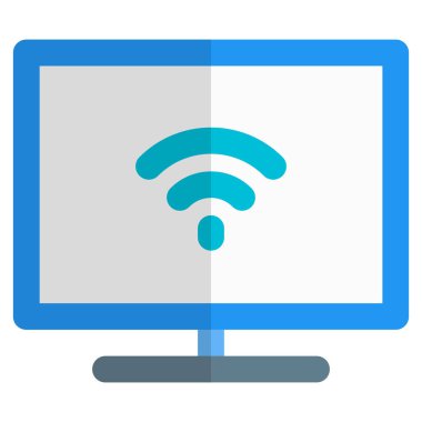 Kablosuz bağlantısı olan oturma odası televizyonu