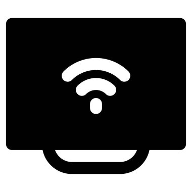 Çevrimiçi yayın için kablosuz ağ ile donatılmış akıllı TV