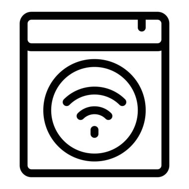 Mobil uygulama tarafından kontrol edilen akıllı çamaşır makinesi