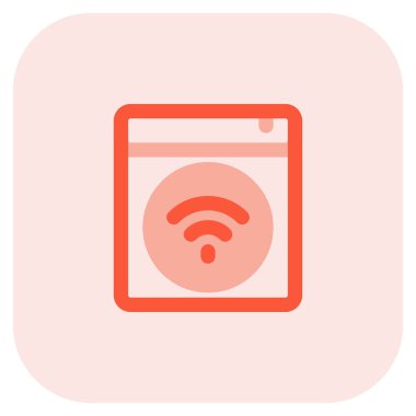 Mobil uygulama tarafından kontrol edilen akıllı çamaşır makinesi