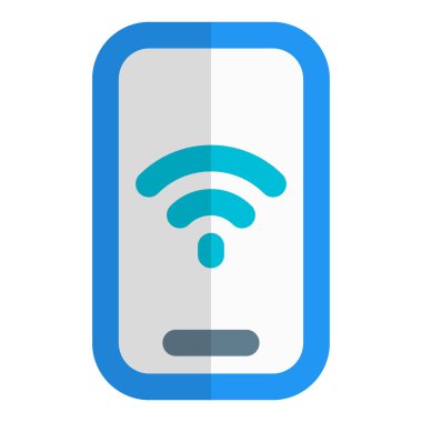 Kablosuz ağ bağlantısı ile donatılmış akıllı telefon