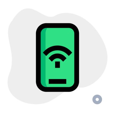 Kablosuz ağ bağlantısı ile donatılmış akıllı telefon