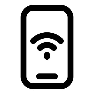 Kablosuz ağ bağlantısı ile donatılmış akıllı telefon