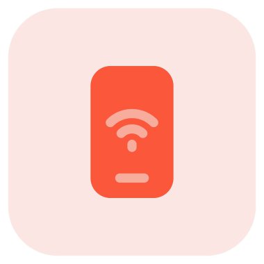 Kablosuz ağ bağlantısı ile donatılmış akıllı telefon